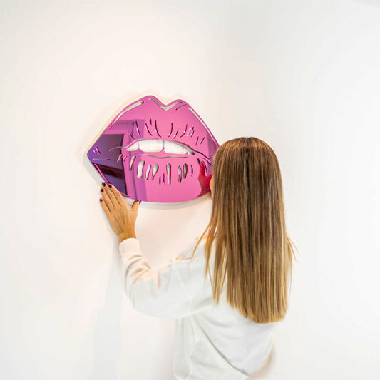 Mirror Lips - 3D Wall Decor