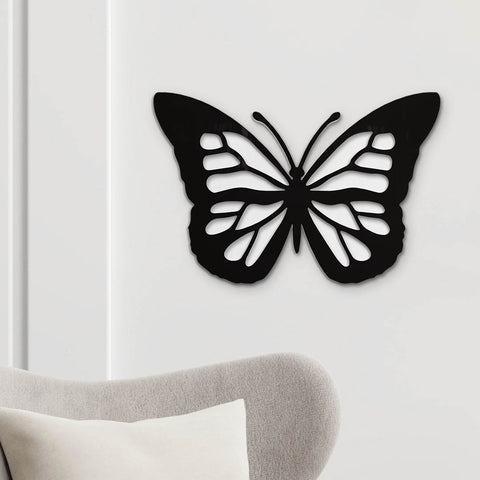 Butterfly Mirror - Butterfly Silhouette 3D Wall Art