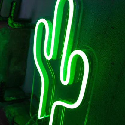 Cactus Mini Enseigne LED Néon - Neon LED au Maroc