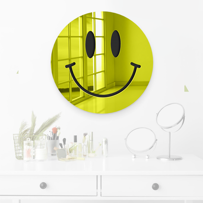 Happy Face - 3D Mirror Art Wall Decor