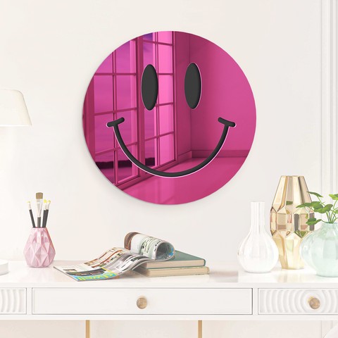 Happy Face - 3D Mirror Art Wall Decor