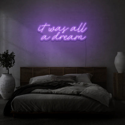Apporter une touche personnalisée à votre espace "It Was All A Dream" de OPLA DESIGN, un éclairage captivant pour sublimer votre espace au Maroc. Que vous recherchiez une décoration néon LED pour votre intérieur, une enseigne lumineuse pour votre boutique ou un éclairage d'accentuation pour votre magasin, nous vous proposons des solutions d'éclairage architectural, commercial et résidentiel de qualité.