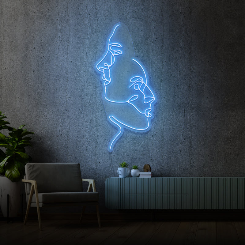 “Two Faces” LED Signs – Neon Led in Morocco