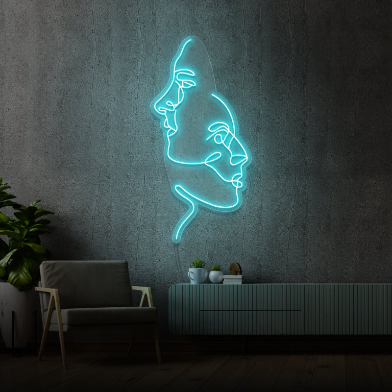“Two Faces” LED Signs – Neon Led in Morocco