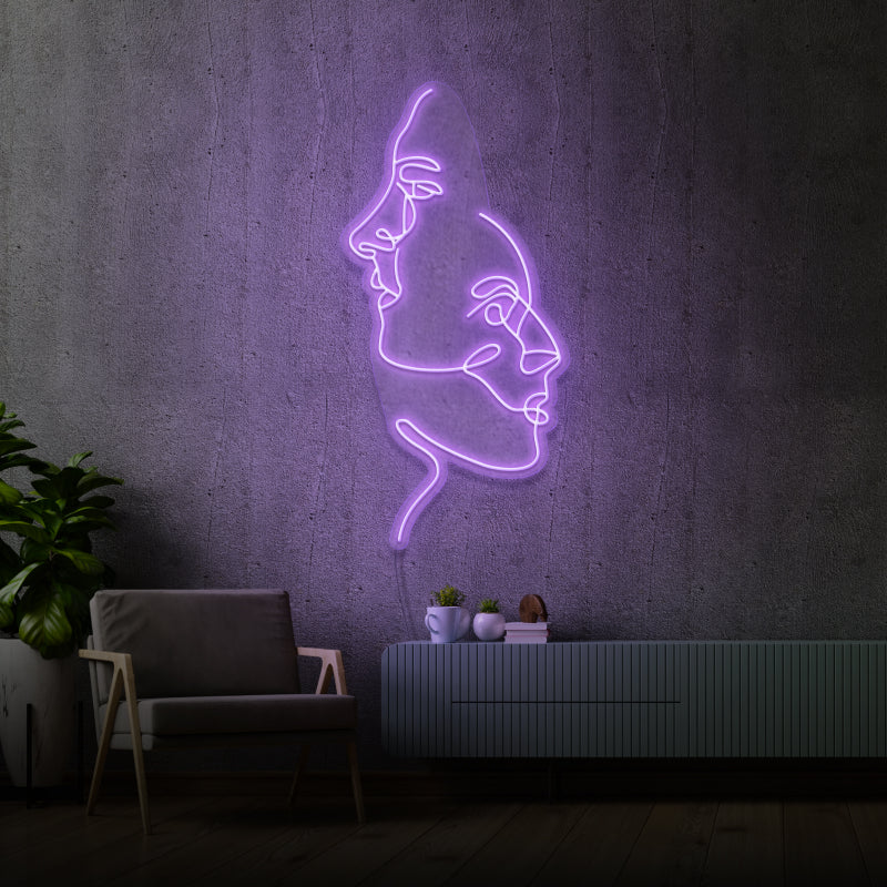 “Two Faces” LED Signs – Neon Led in Morocco