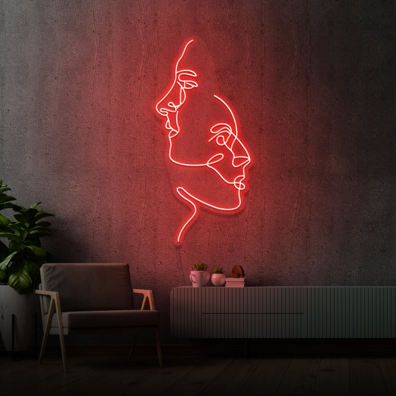“Two Faces” LED Signs – Neon Led in Morocco