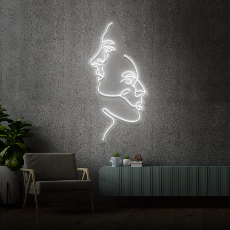 “Two Faces” LED Signs – Neon Led in Morocco