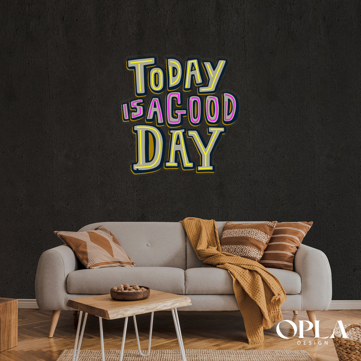 Today Is A Good Day Neon Artwork maroc - Neon Led au Maroc