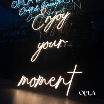 Enjoy Your Moment LED Neon – Neon LED au Maroc