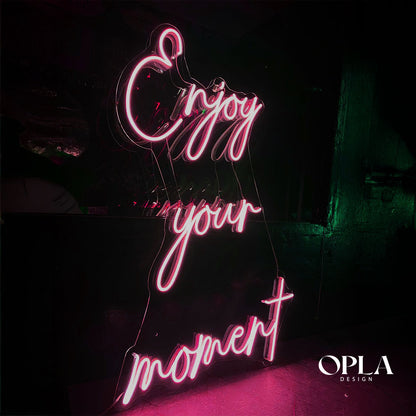 Enjoy Your Moment LED Neon – Neon LED au Maroc
