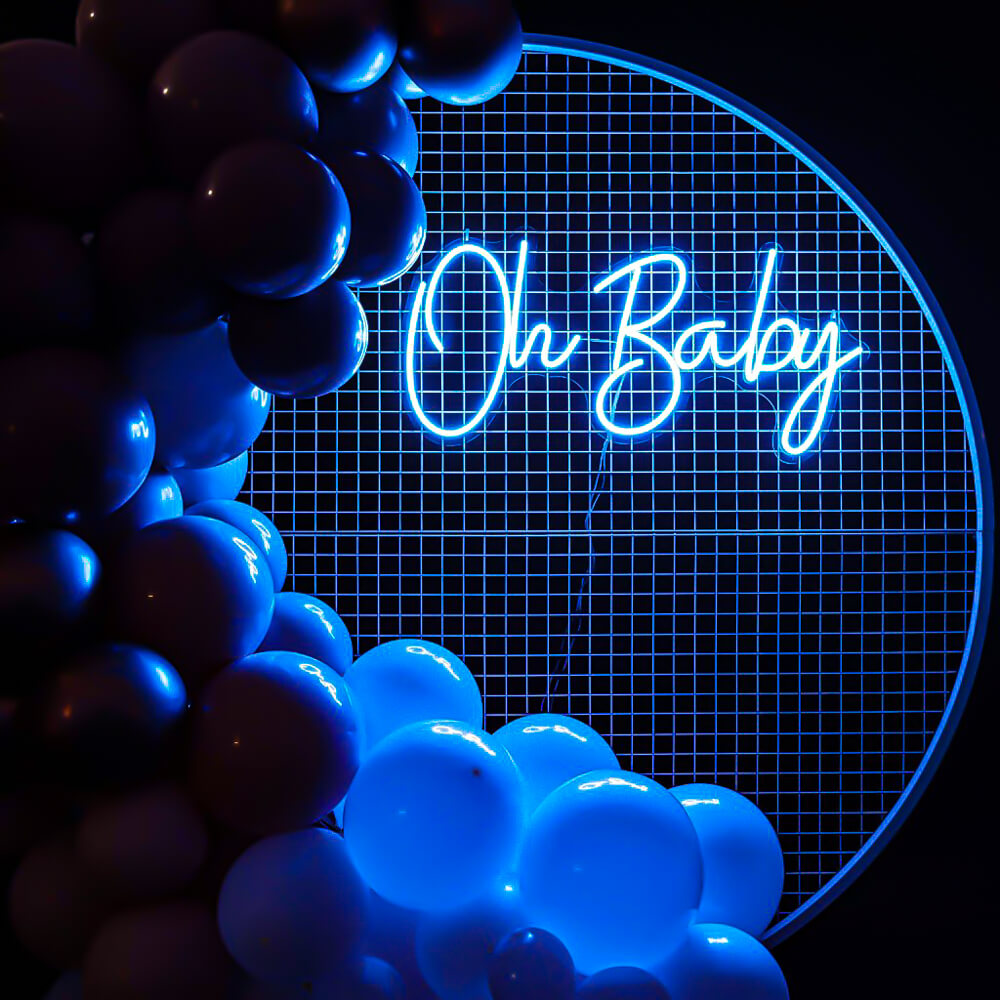 Neon Event Sign "Oh Baby" Neon LED IN MOROCCO
