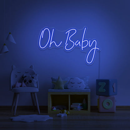 Neon Event Sign "Oh Baby" Neon LED IN MOROCCO