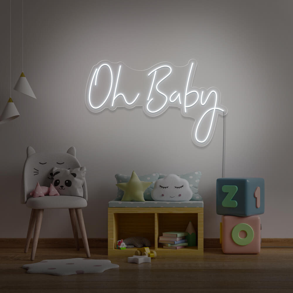 Neon Event Sign "Oh Baby" Neon LED IN MOROCCO