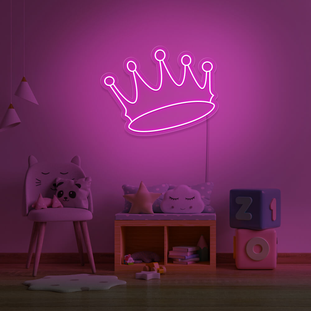 "TAJ" Couronne Néon decor - Neon Led au Maroc