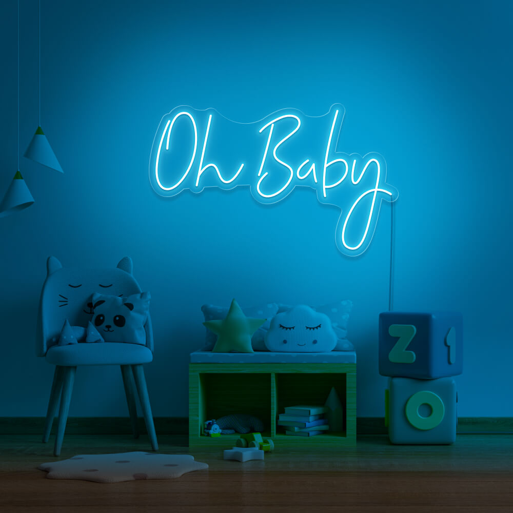 Neon Event Sign "Oh Baby" Neon LED IN MOROCCO