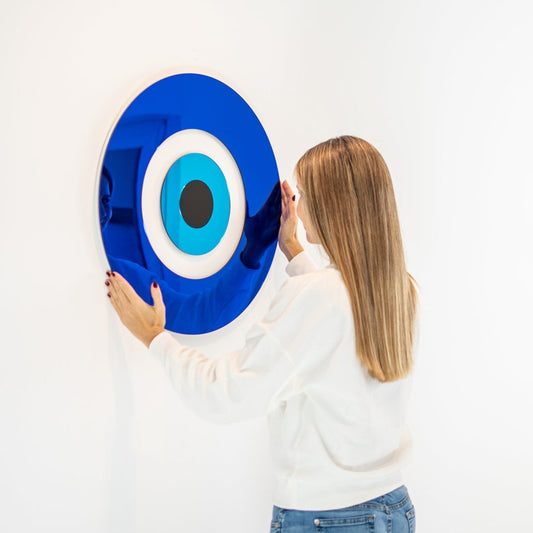 Evil Eye 3D Mirror Wall Art