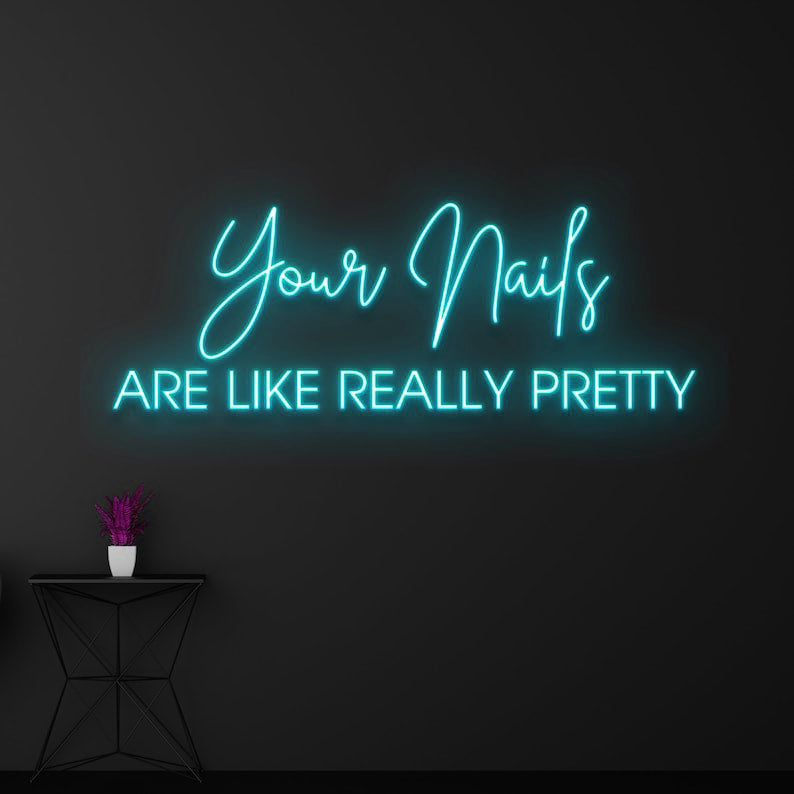"Your Nails ARE LIKE REALLY PRETTY" Neon Beauty maroc - Neon Led au Maroc