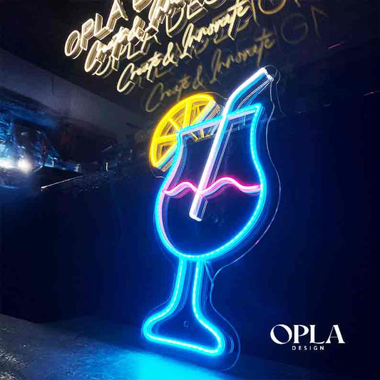 Cocktail LED Neon – Neon LED au Maroc By OPLADESIGN