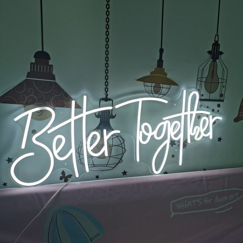 Better Together neon évent maroc - Neon Led au Maroc