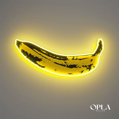 "Banana by Andy Warhol" Neon Morocco - Neon Led in Morocco