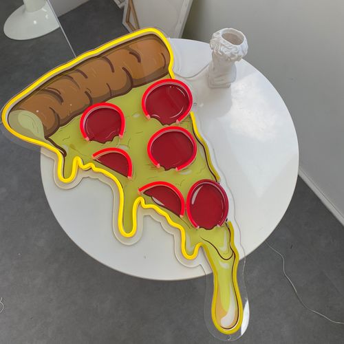 Pizza Neon Morocco Sign - Acrylic Artwork Morocco