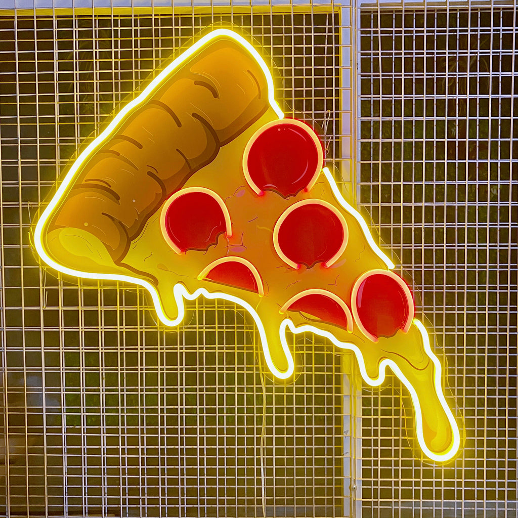 Pizza Neon Morocco Sign - Acrylic Artwork Morocco
