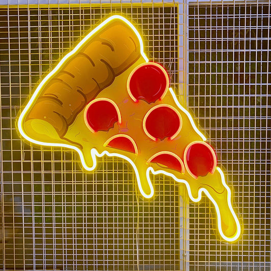 Pizza Neon Morocco Sign - Acrylic Artwork Morocco