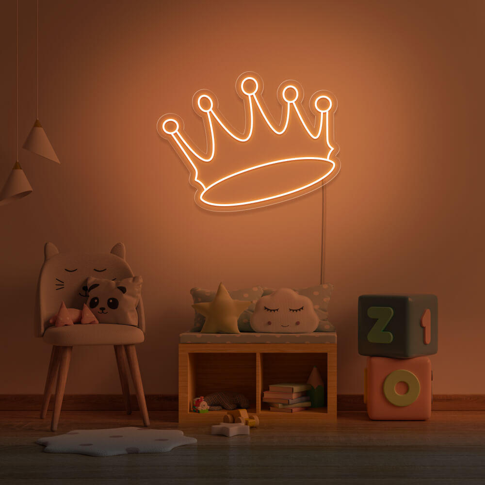"TAJ" Couronne Néon decor - Neon Led au Maroc