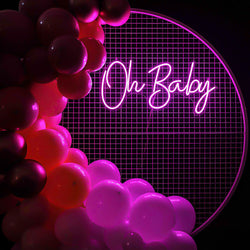 Neon Event Enseigne "Oh Baby"  Neon LED AU MAROC