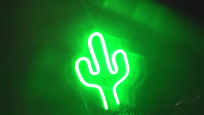 Cactus Mini Enseigne LED Néon - Neon LED au Maroc