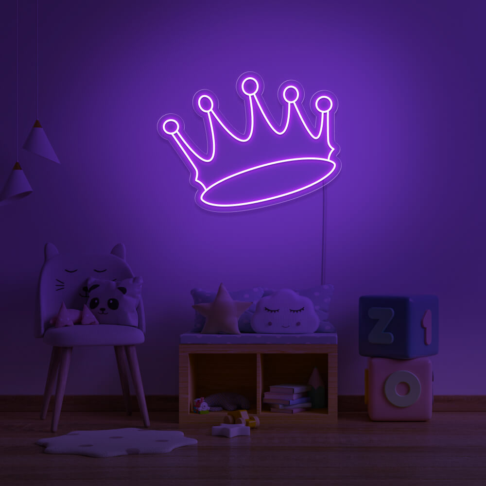 "TAJ" Couronne Néon decor - Neon Led au Maroc