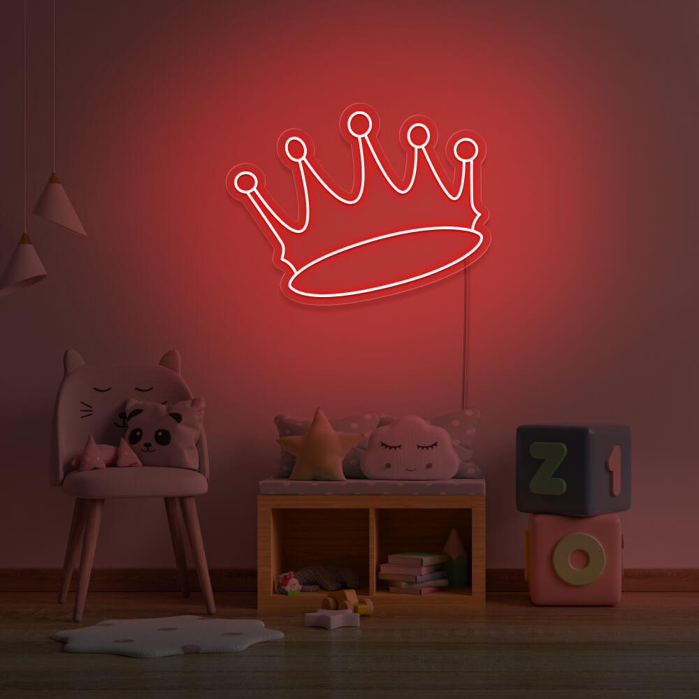 "TAJ" Couronne Néon decor - Neon Led au Maroc