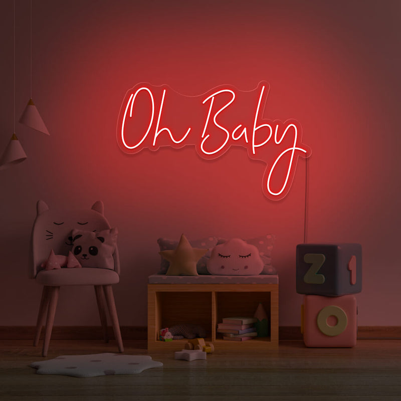 Neon Event Sign "Oh Baby" Neon LED IN MOROCCO