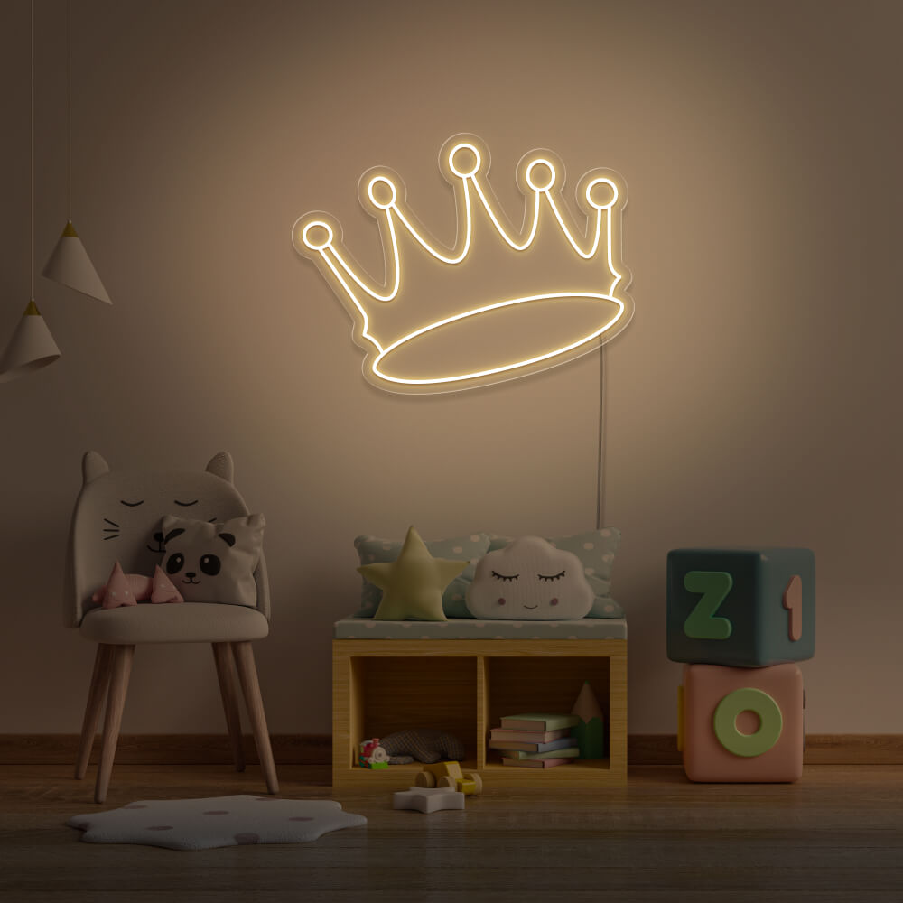 "TAJ" Couronne Néon decor - Neon Led au Maroc